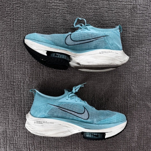 Nike Air Zoom Alphafly Next% Sneakers - Hyper Turquoise - Size 12 - Picture 5 of 6